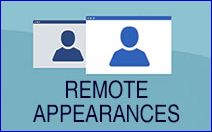 Click Here for Remote Appearance Info